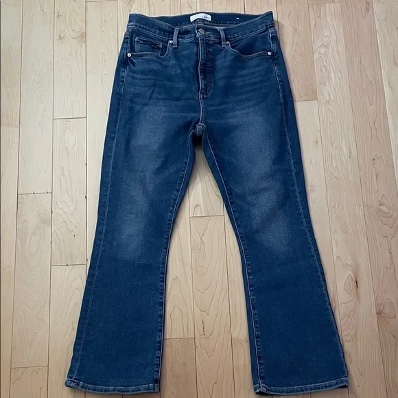 LOFT The Kick Crop Jeans size 8 29 - Picture 4 of 10